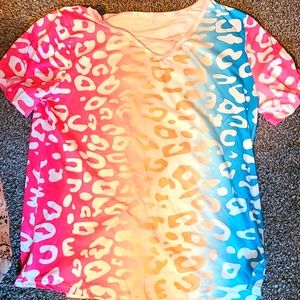 Xl cheetah print shirt